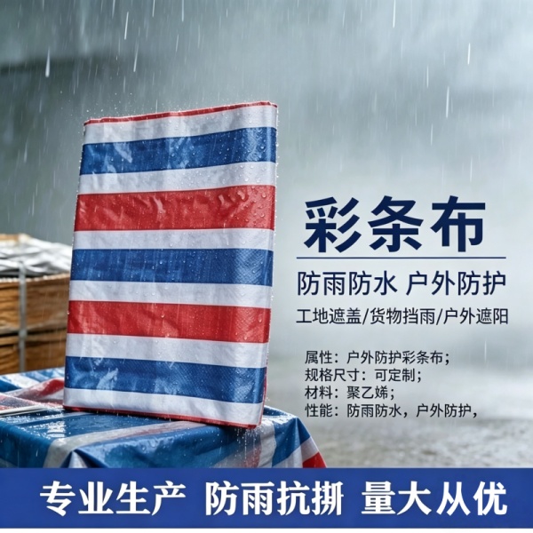 足米整卷防雨彩条布